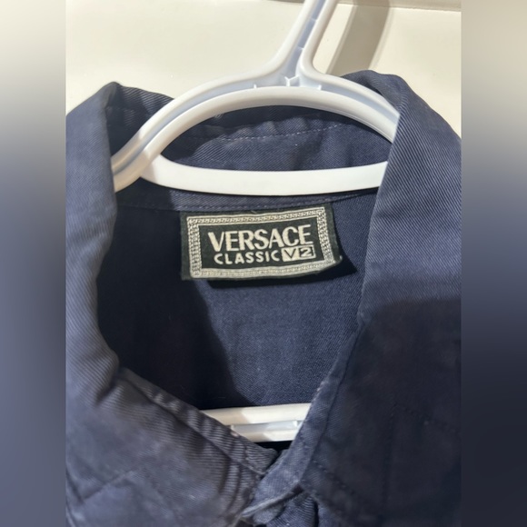 Versace V2 classic 90’s/early 2000’s work shirt, subtle luxury size large - Picture 12 of 16